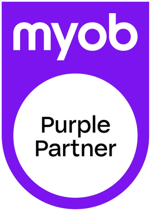 MYOB Purple Partner badge